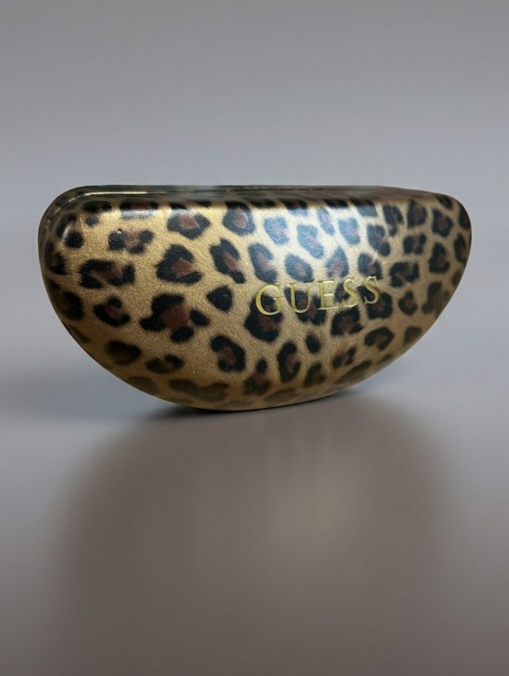 GUESS sunglasses case, animal leopard print travel case Hard Shell Case